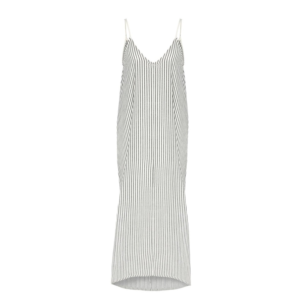 NWT The Handloom Yaz Dress in Black Stripes